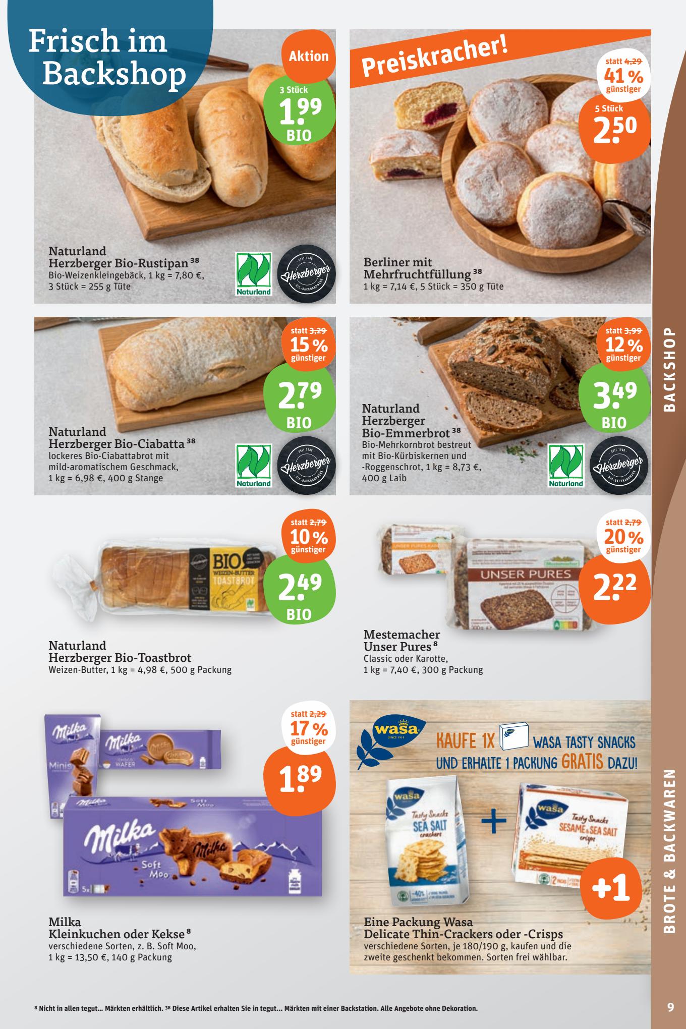 tegut Prospekt 16 – 19 October 2023 Seite 9