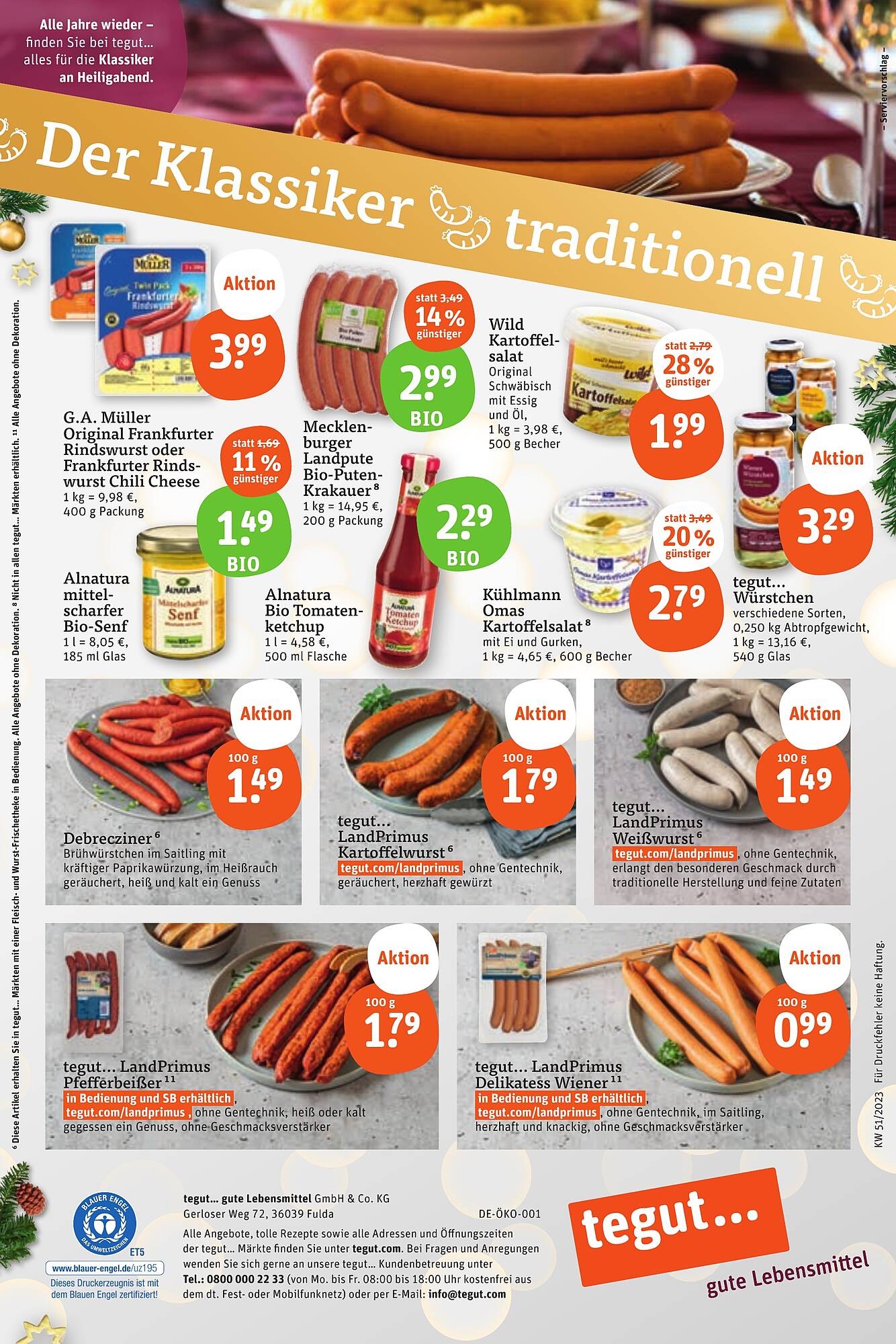 tegut Prospekt 18 – 23 Dezember 2023 Seite 26