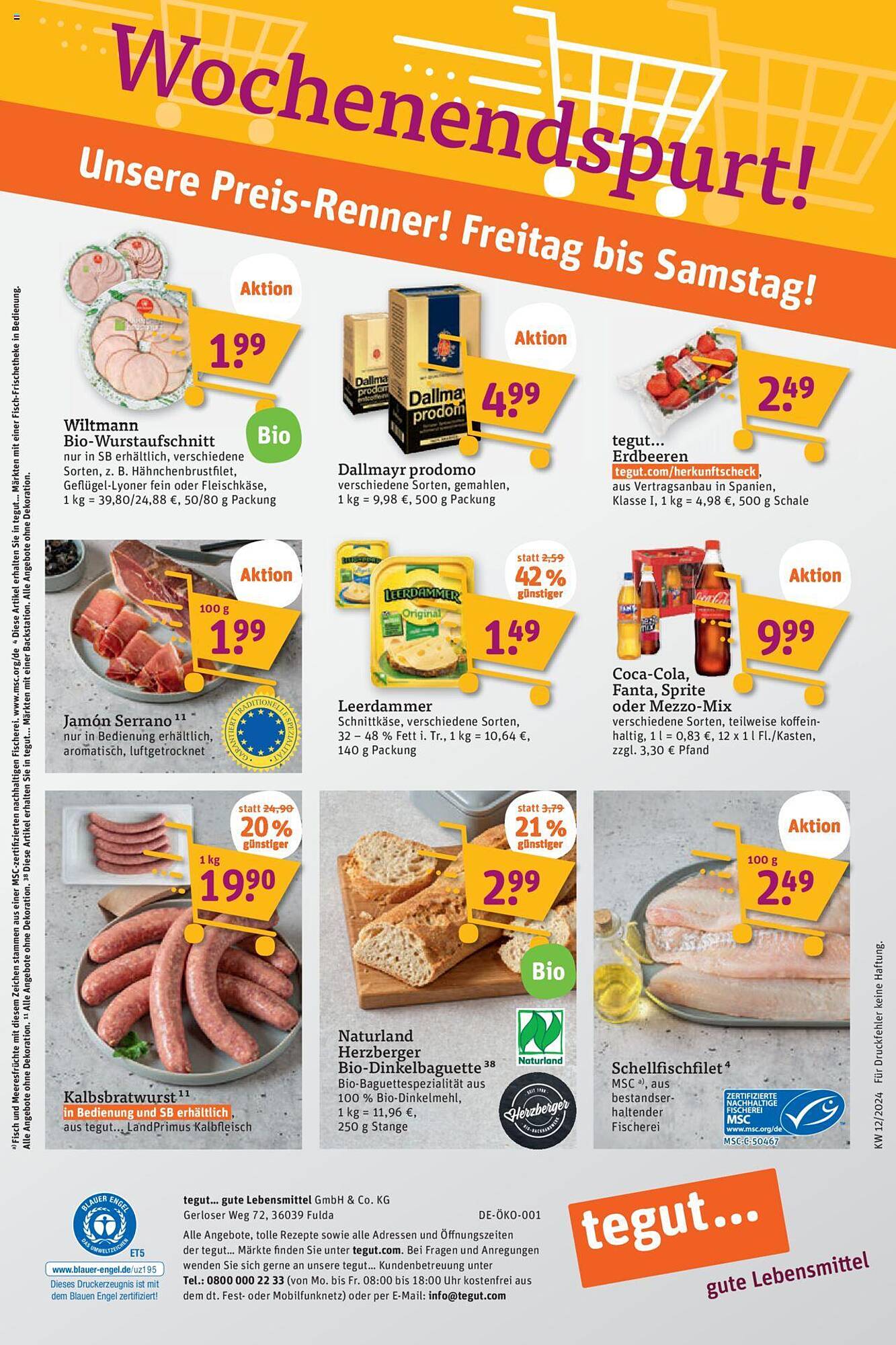 tegut Prospekt 18 – 23 Marsch 2024 Seite 22