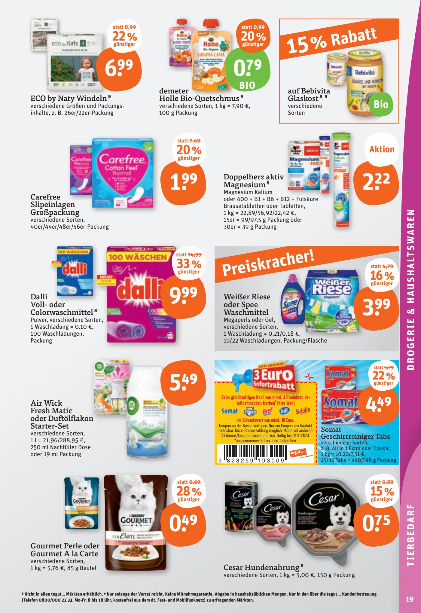 tegut Prospekt 18 – 23 September 2023 Seite 21