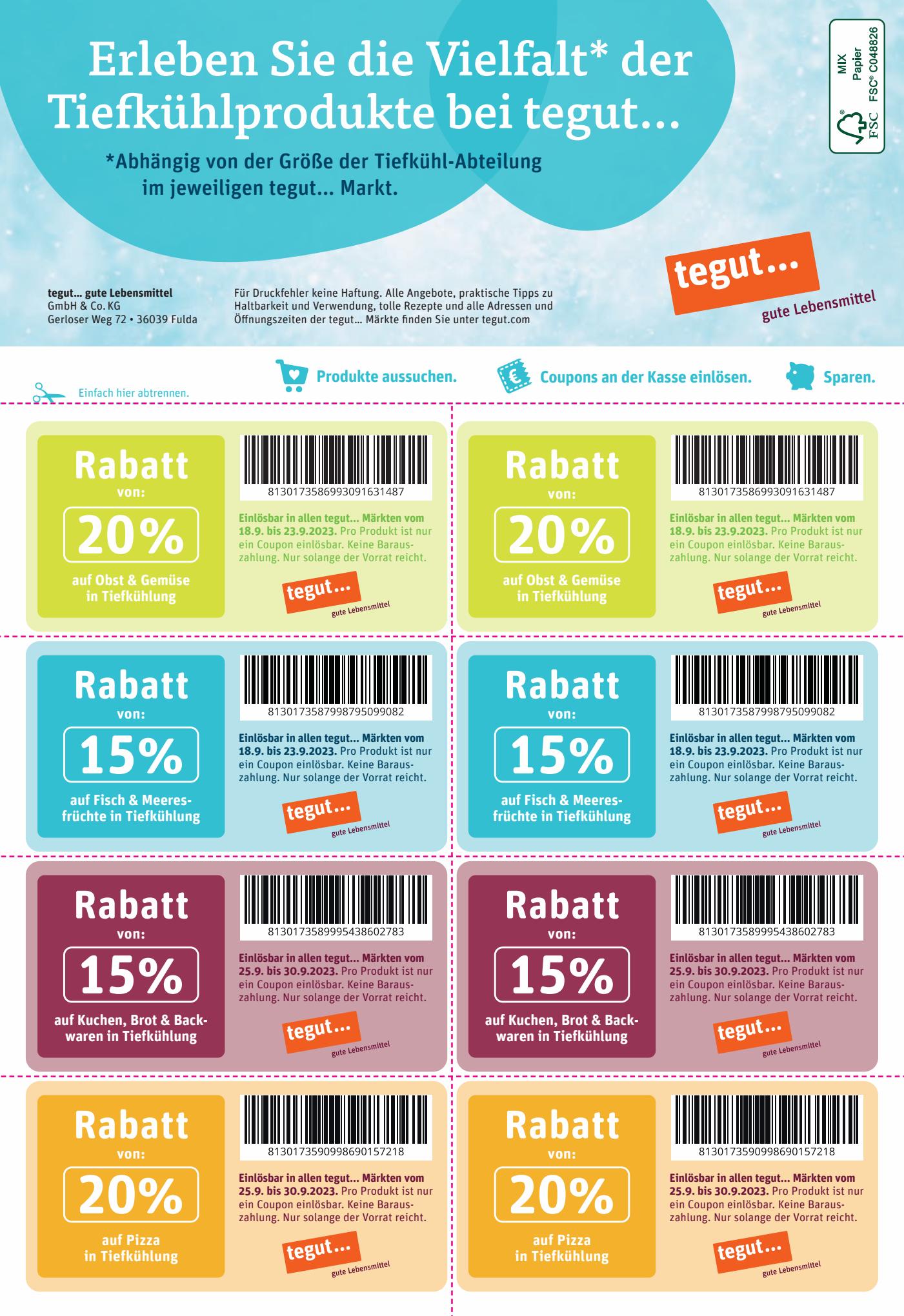 tegut Prospekt 18 – 23 September 2023 Seite 38