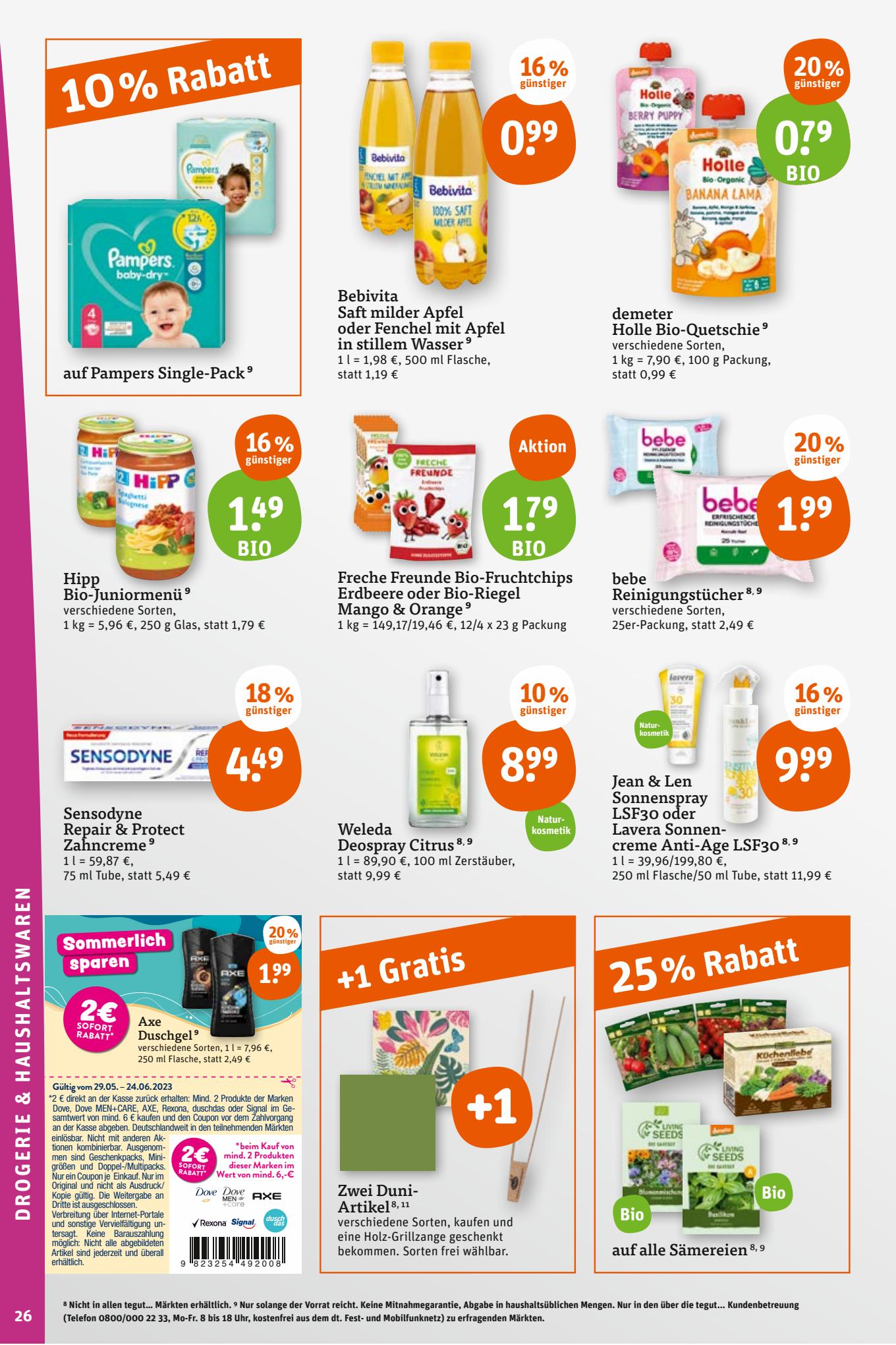 tegut Prospekt 19 – 24 Juni 2023 Seite 28