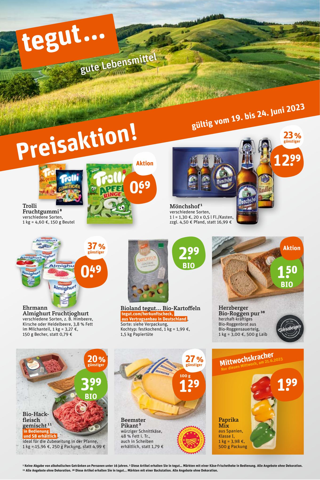tegut Prospekt 19 – 24 Juni 2023 Seite 3