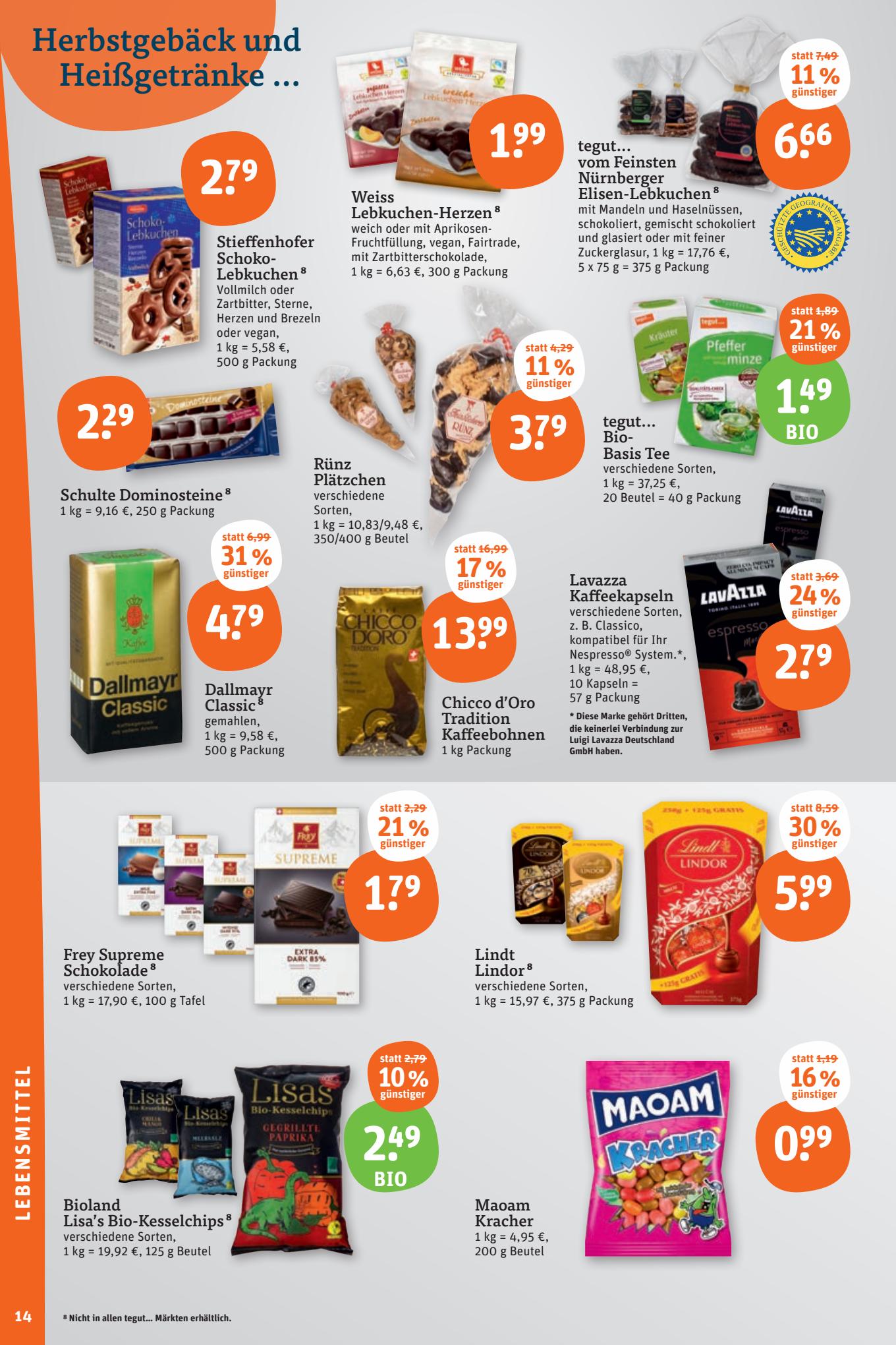 tegut Prospekt 2 – 5 October 2023 Seite 16