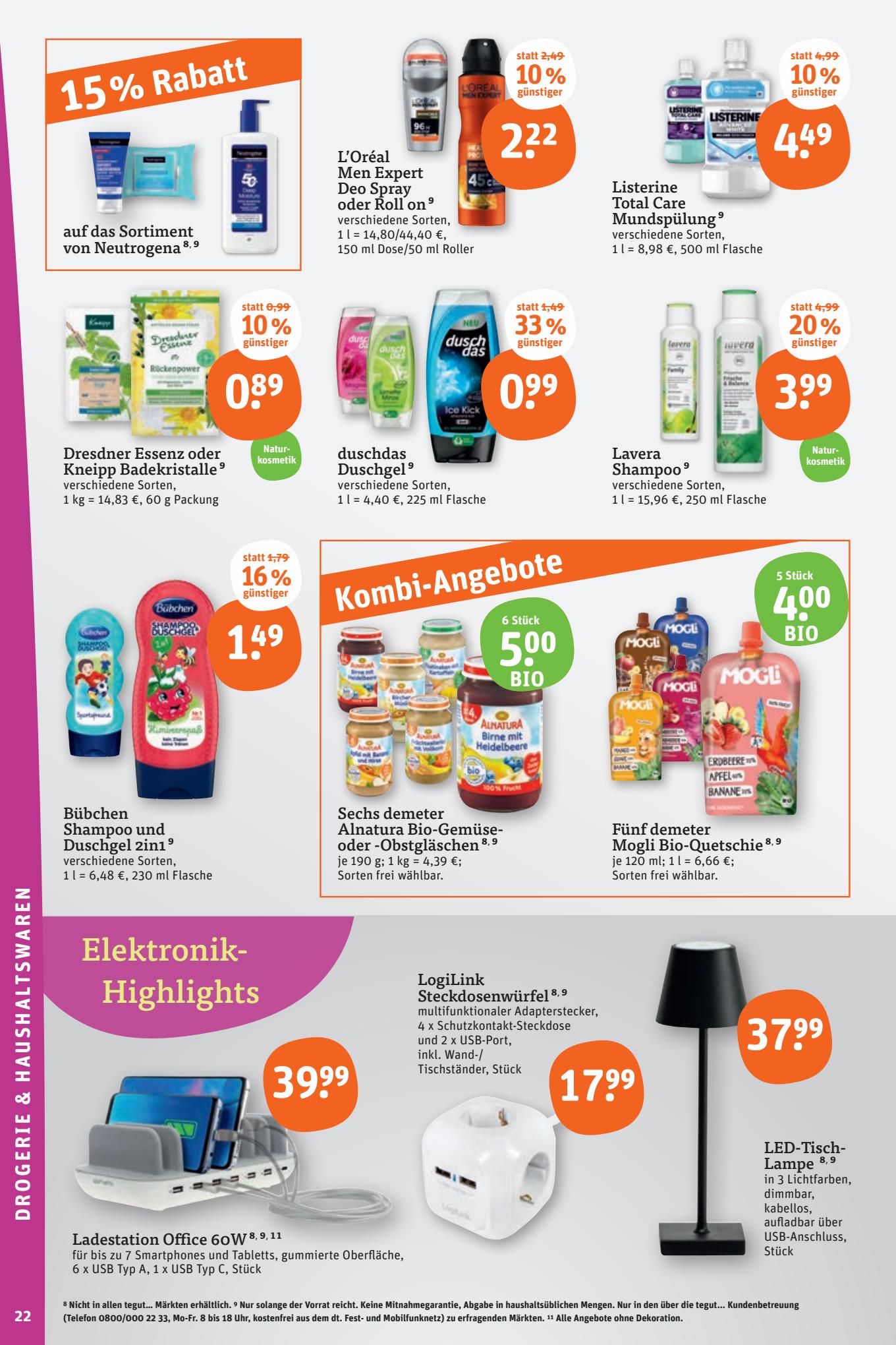 tegut Prospekt 2 – 5 October 2023 Seite 24