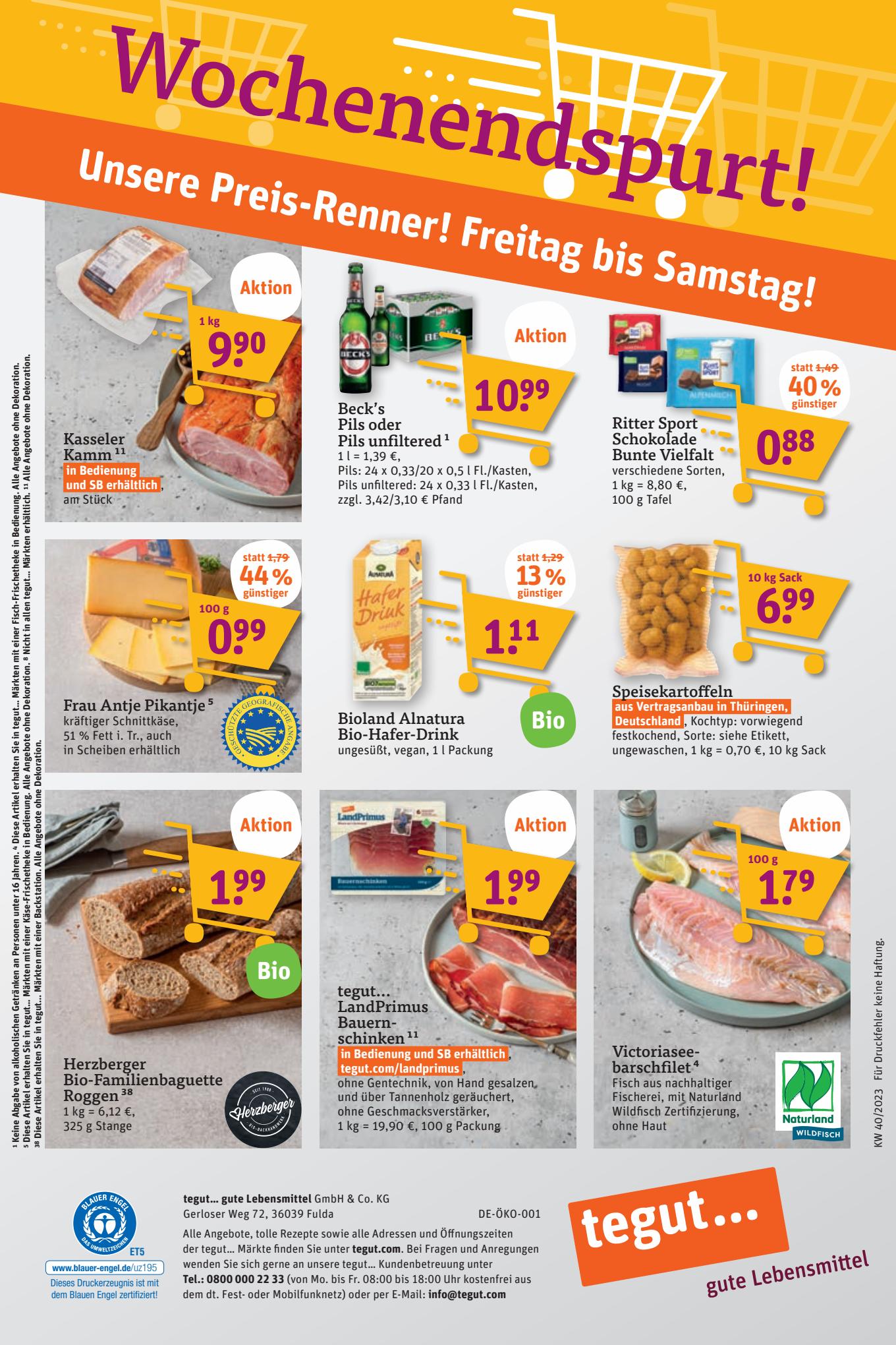 tegut Prospekt 2 – 5 October 2023 Seite 26