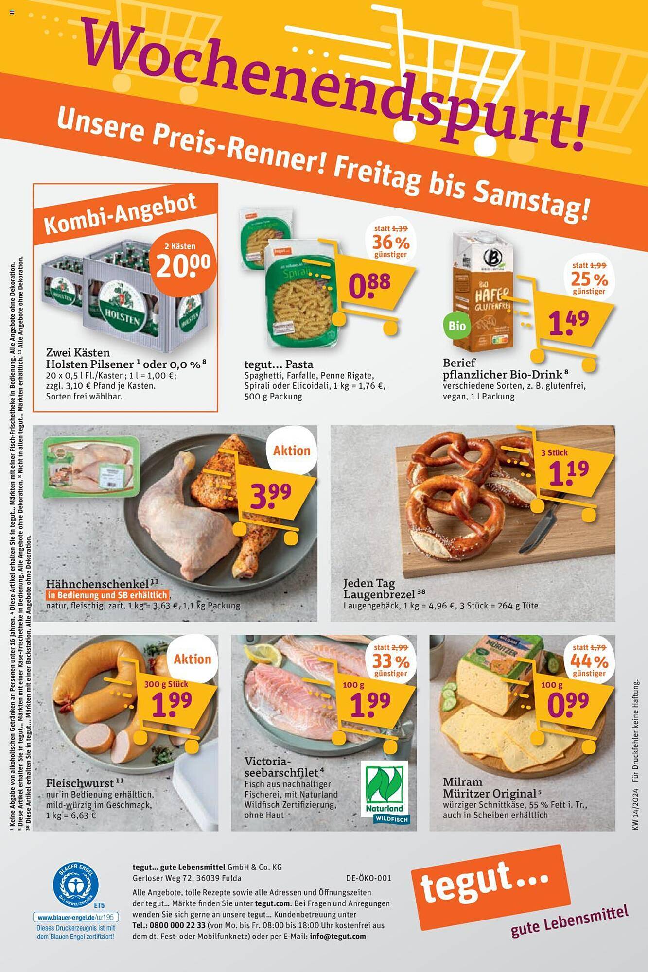 tegut Prospekt 2 – 6 April 2024 Seite 22