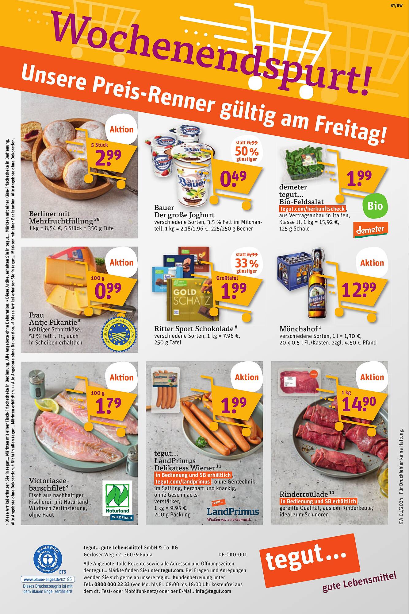 tegut Prospekt 2 – 6 Januar 2024 Seite 22