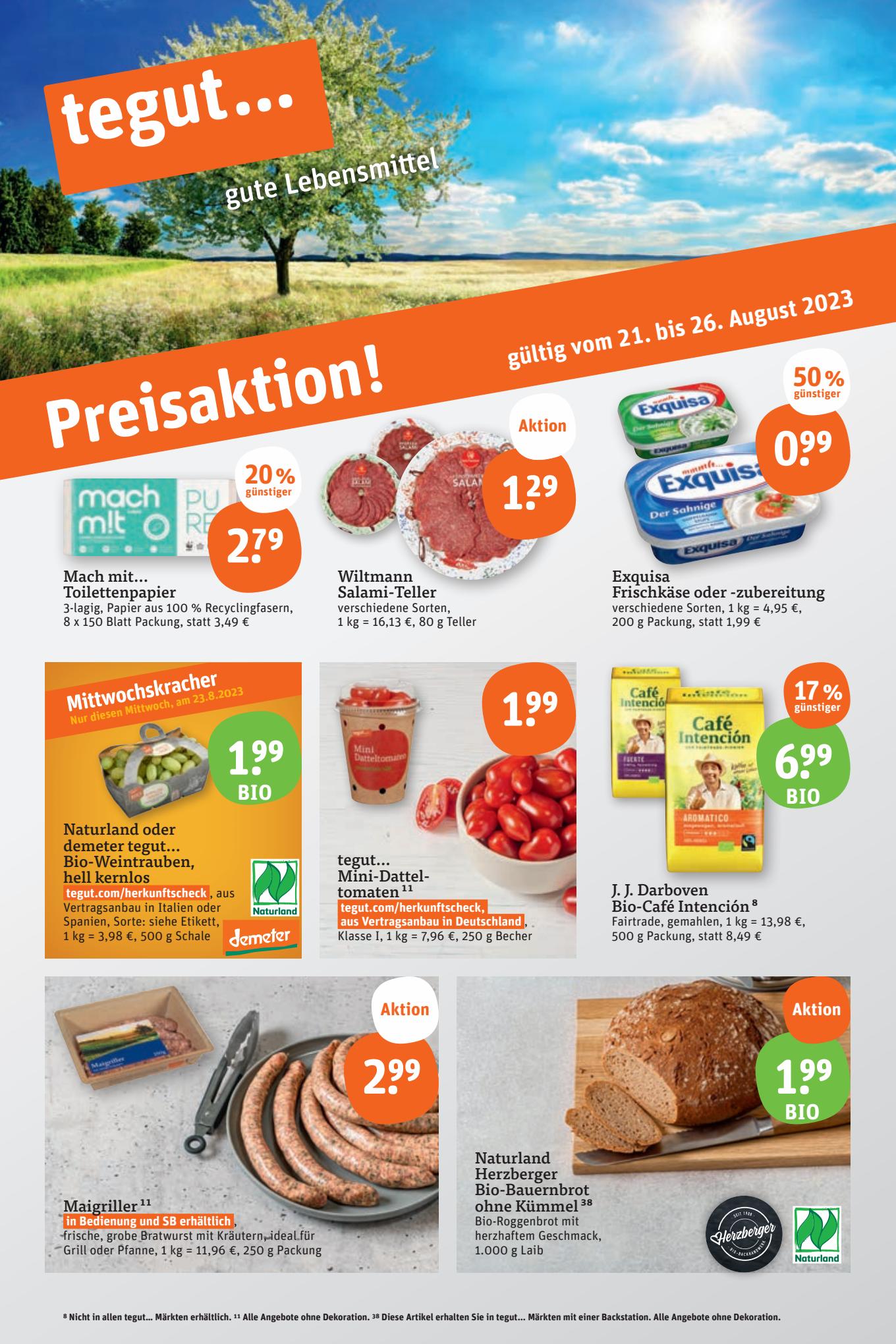 tegut Prospekt 21 – 24 August 2023 Seite 3