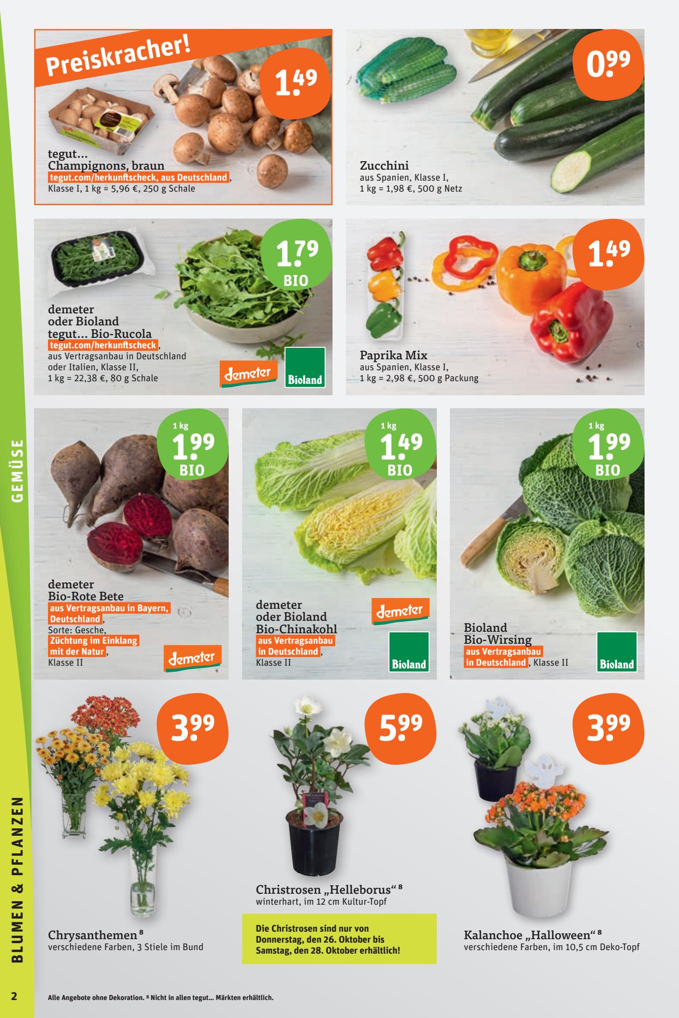 tegut Prospekt 22 – 25 October 2023 Seite 4