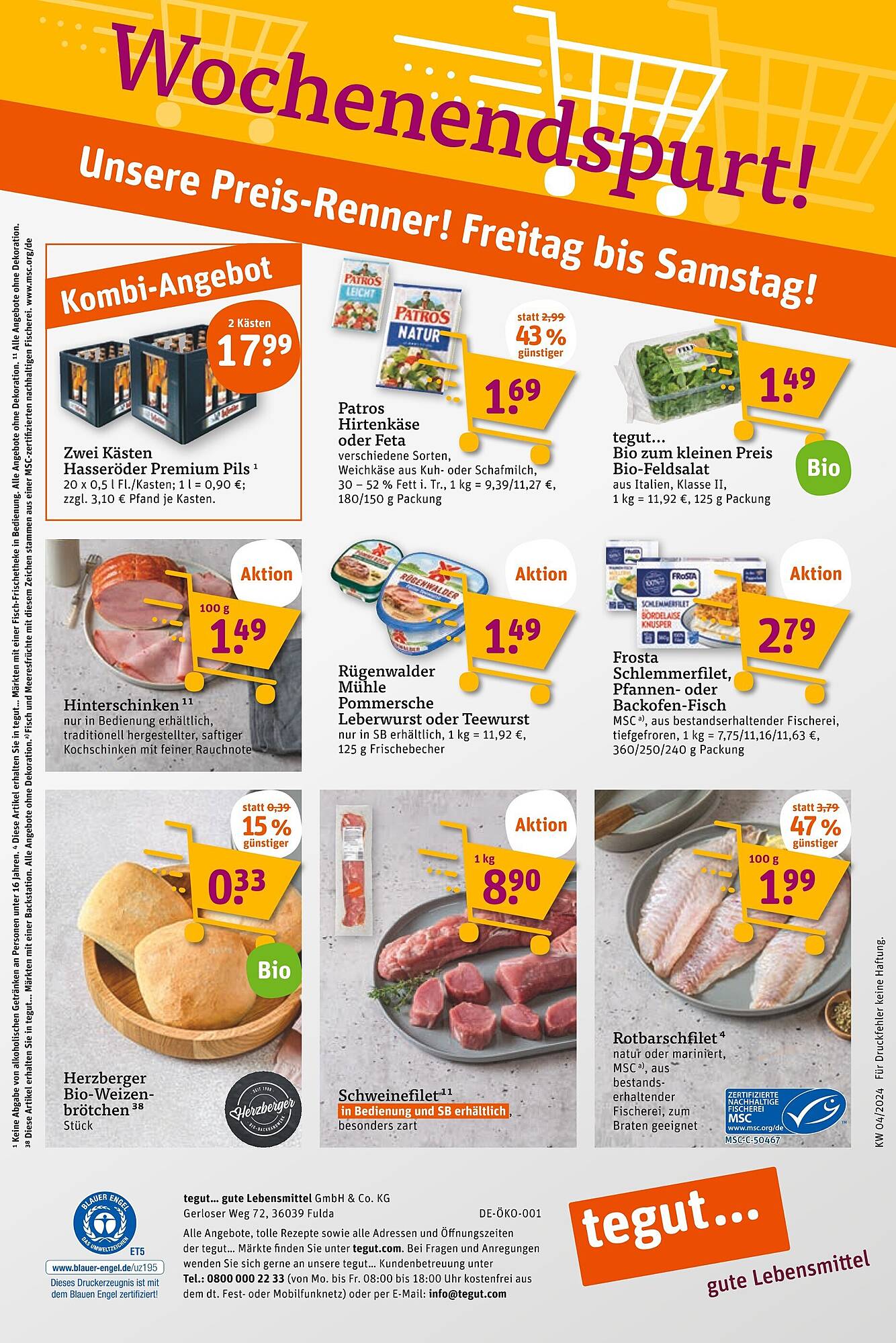 tegut Prospekt 22 – 27 Januar 2024 Seite 22