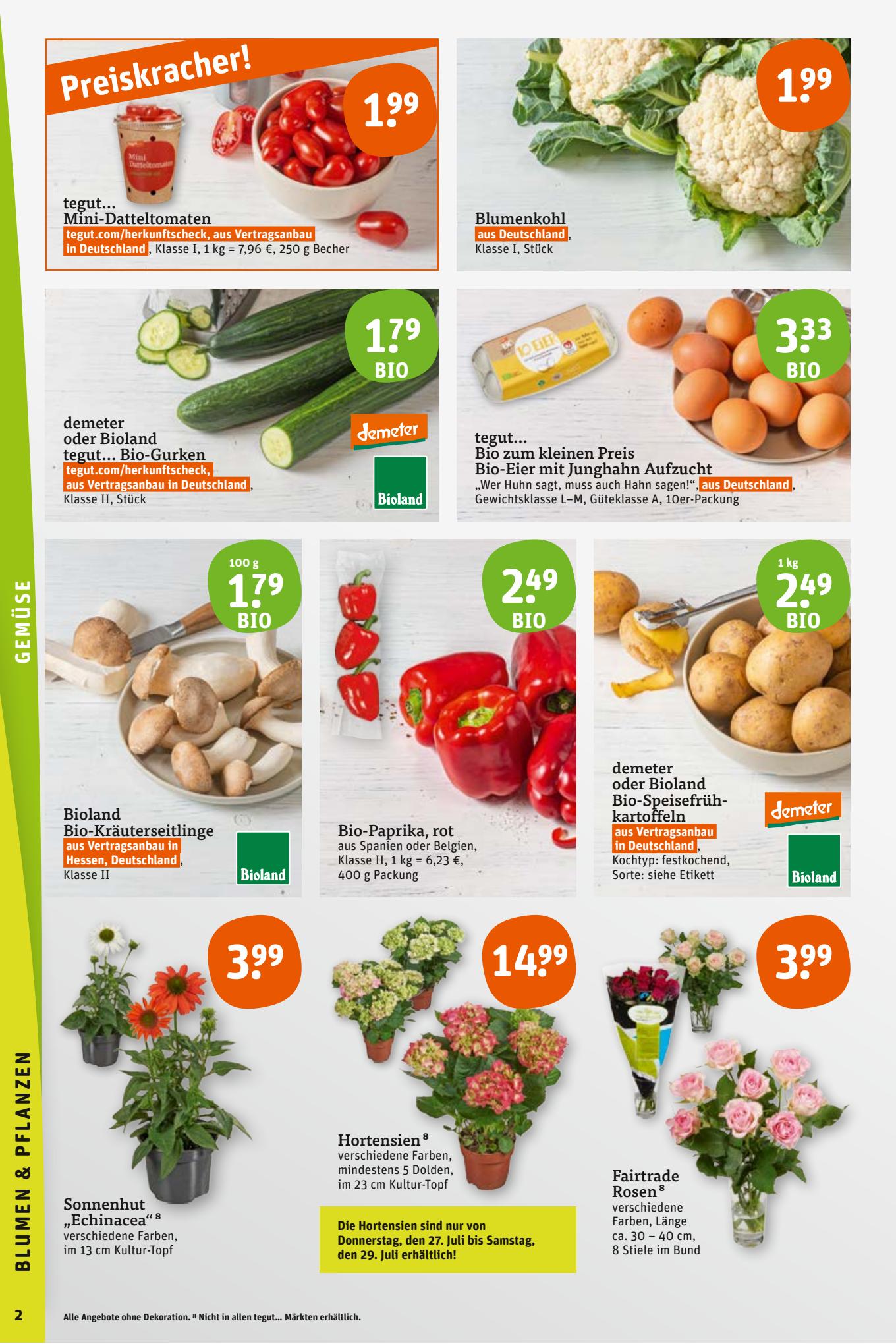 tegut Prospekt 24 – 27 Juli 2023 Seite 2