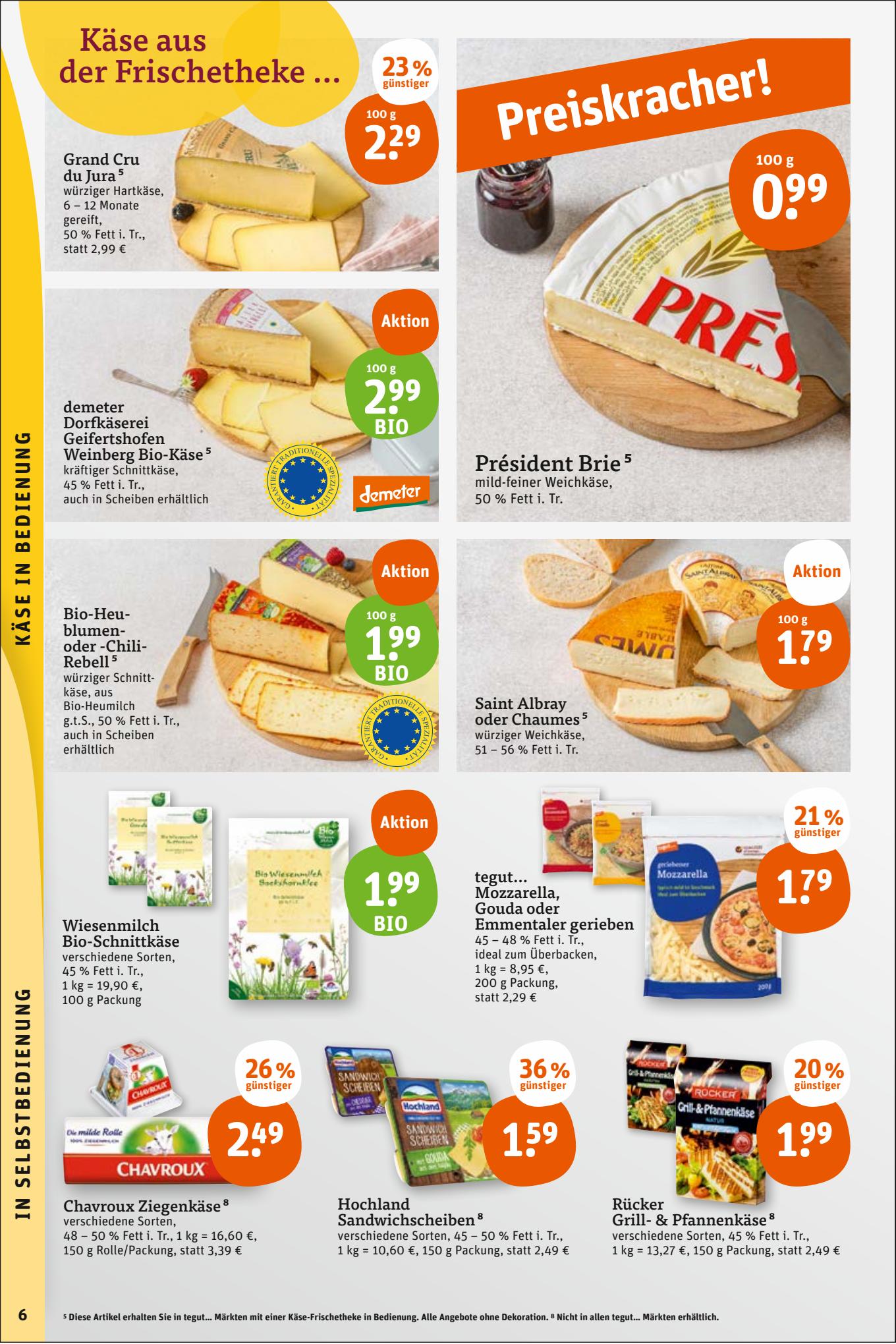 tegut Prospekt 24 – 27 Juli 2023 Seite 6