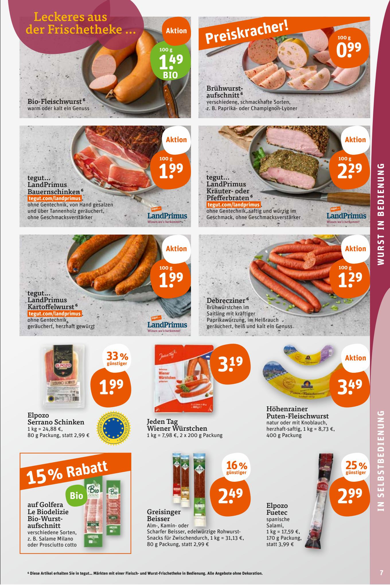 tegut Prospekt 24 – 27 Juli 2023 Seite 7