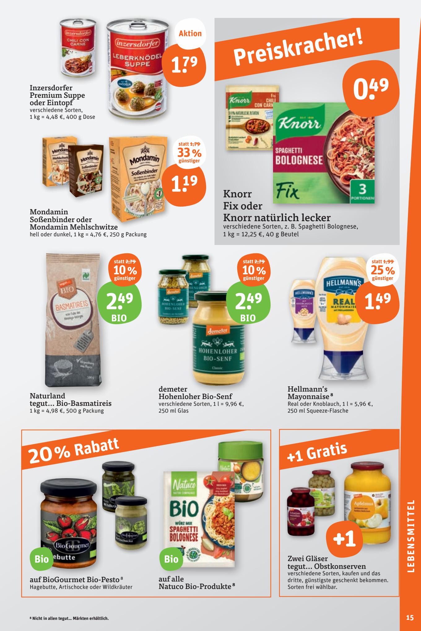 tegut Prospekt 25 – 28 September 2023 Seite 15