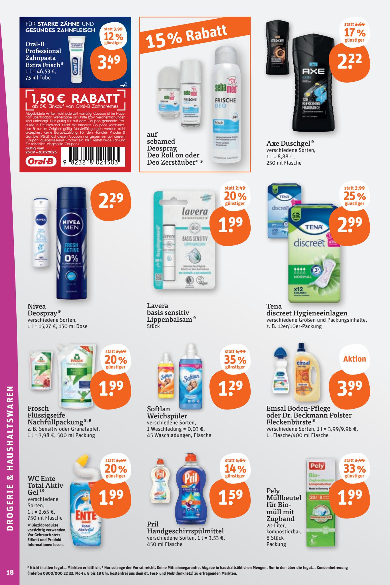 tegut Prospekt 25 – 28 September 2023 Seite 18