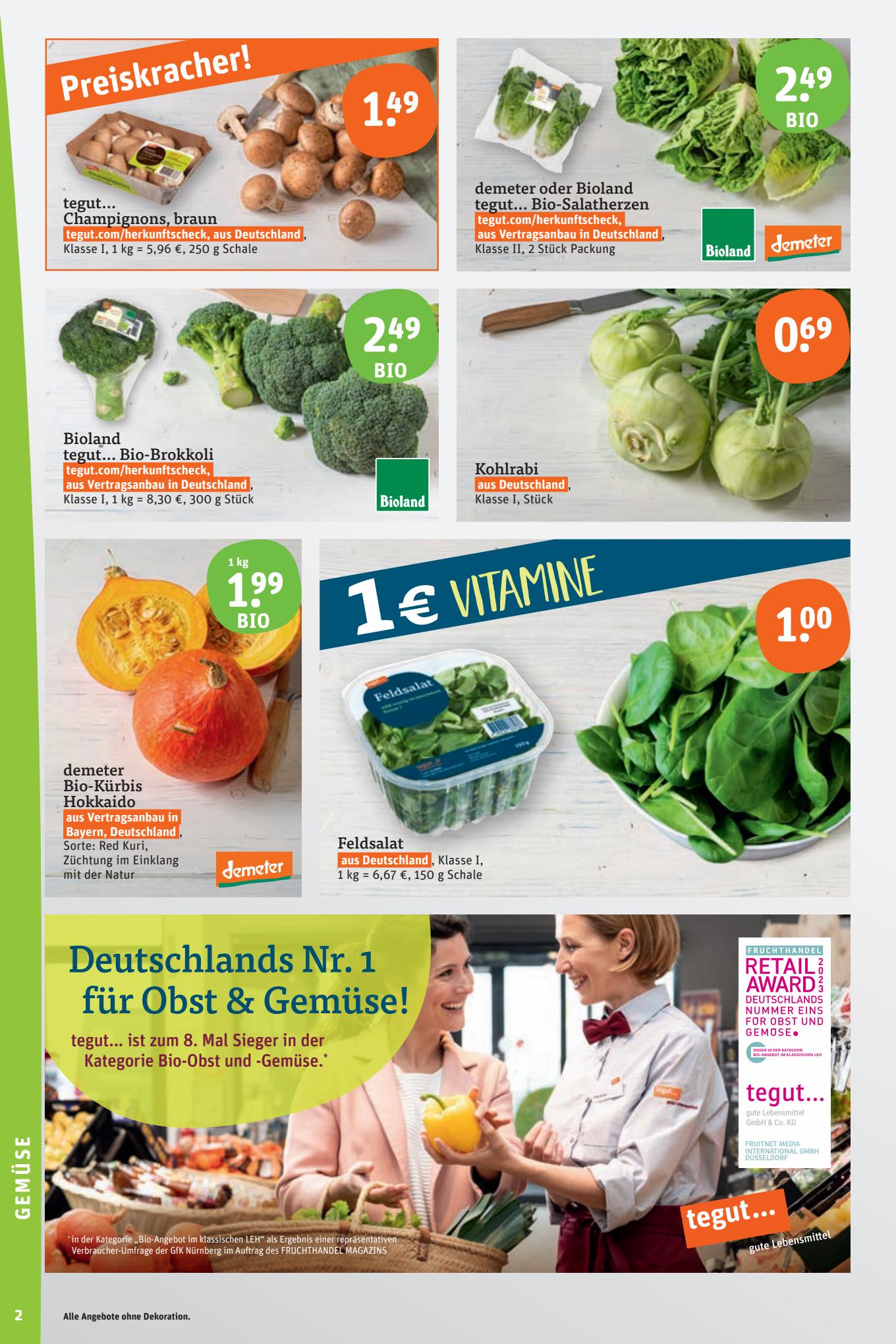 tegut Prospekt 25 – 28 September 2023 Seite 2