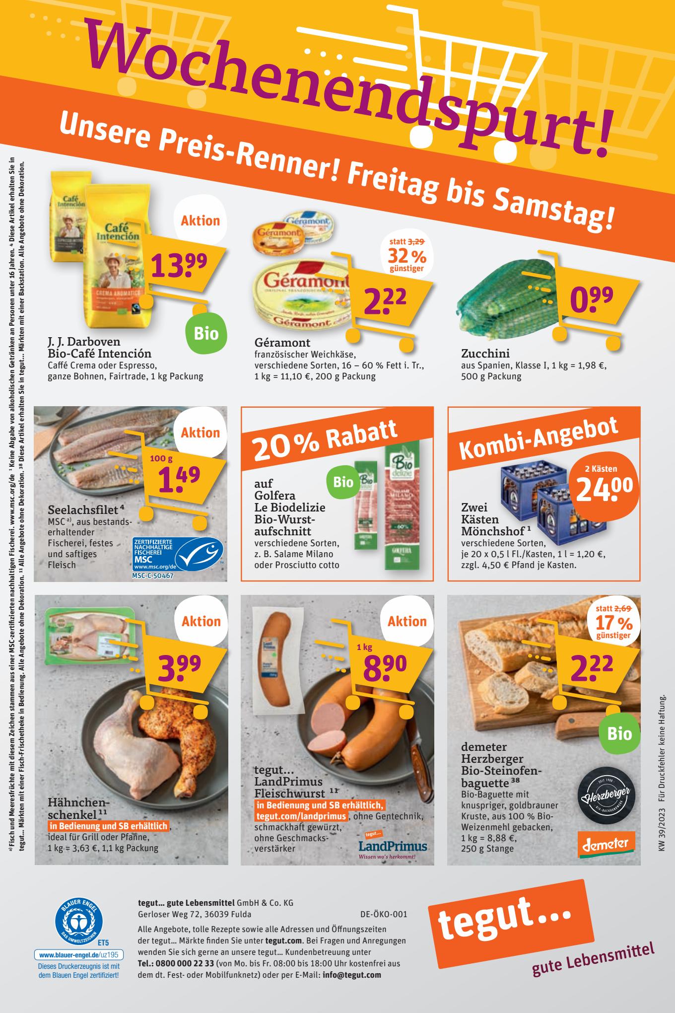 tegut Prospekt 25 – 28 September 2023 Seite 20