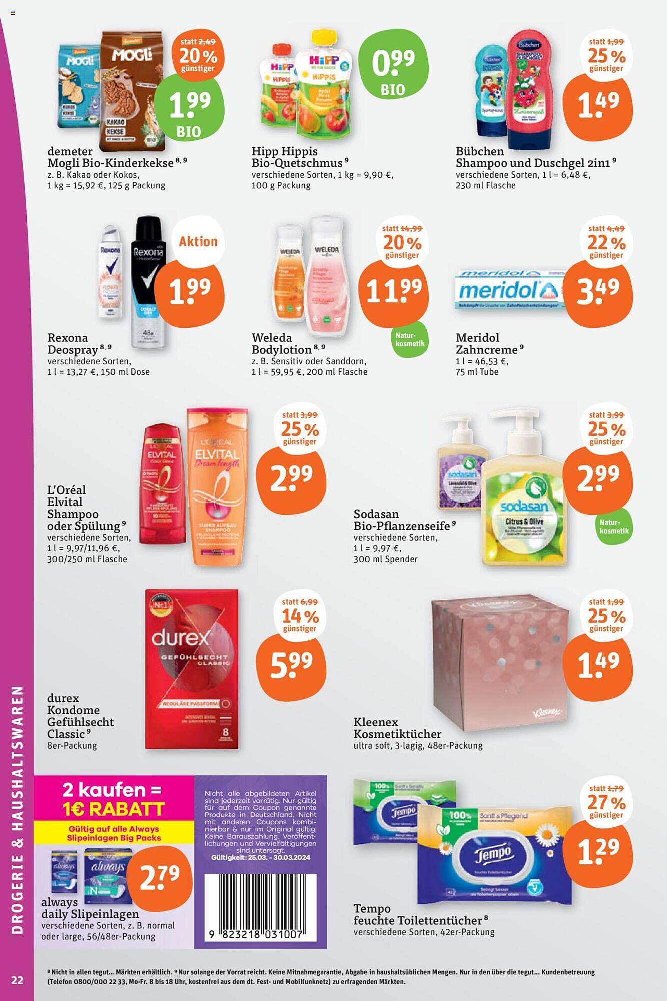 tegut Prospekt 25 – 30 Marsch 2024 Seite 24