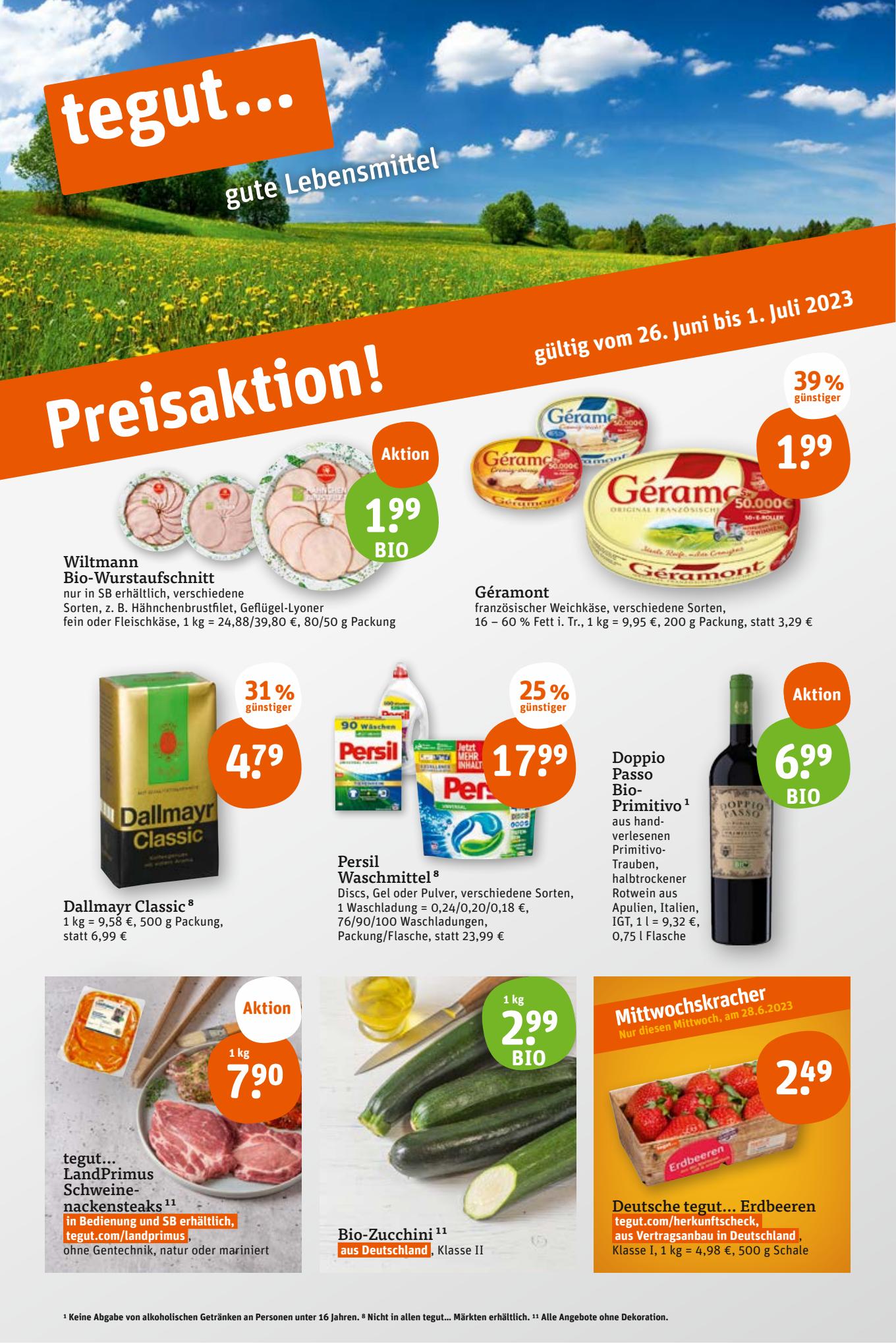 tegut Prospekt 26 Juni – 1 Juli 2023 Seite 3