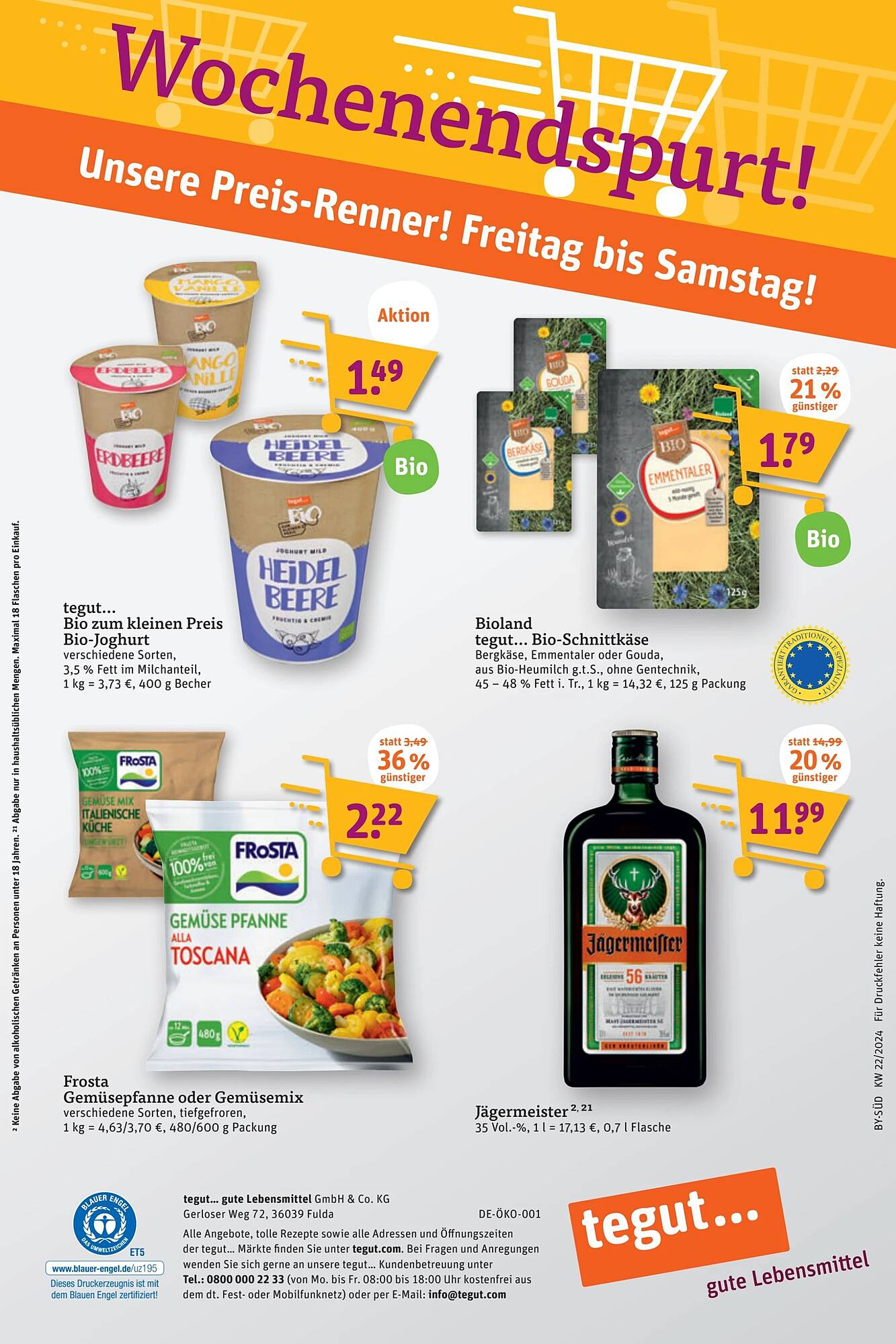 tegut Prospekt 27 Mai – 1 Juni 2024 Seite 24