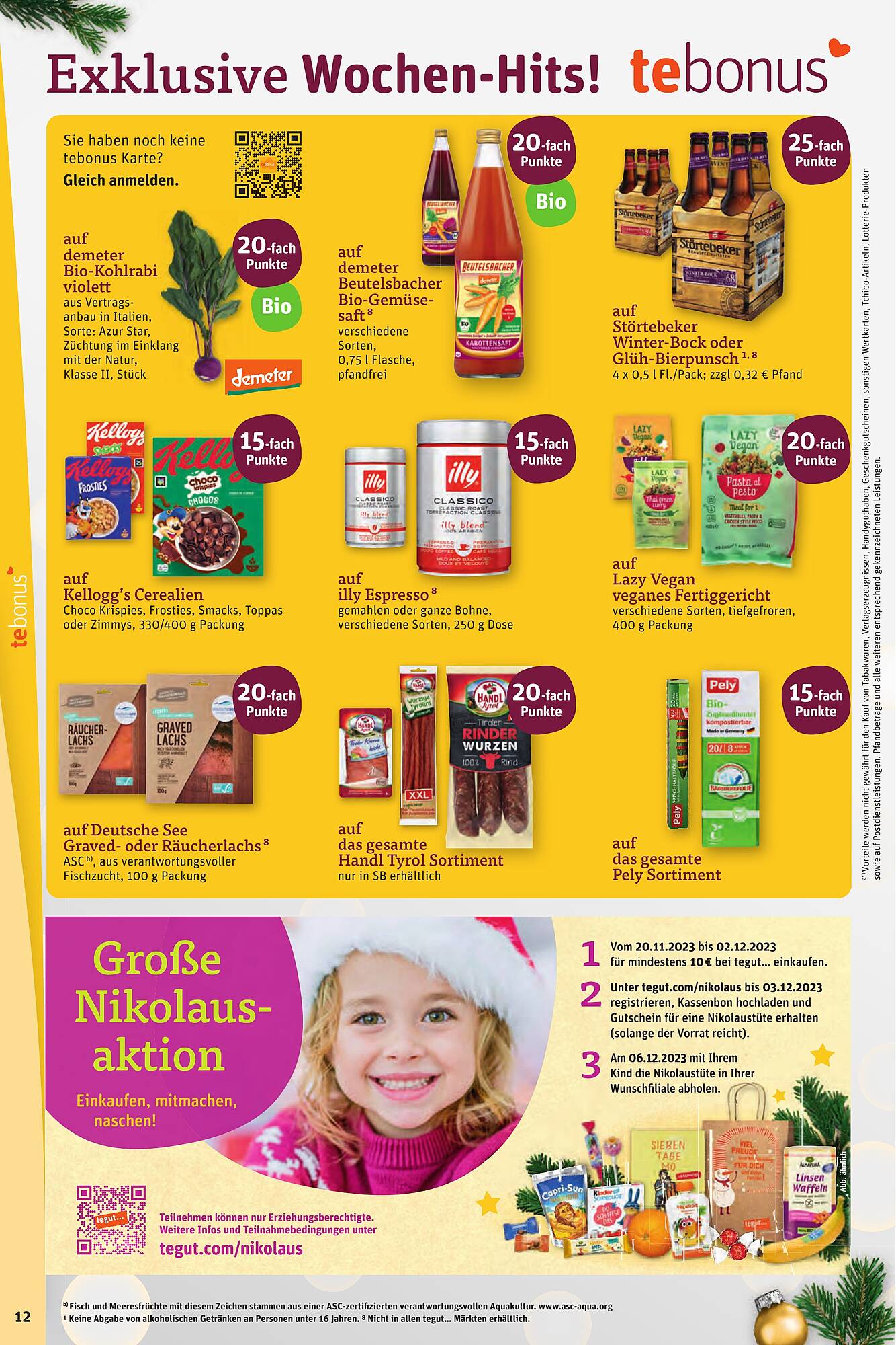 tegut Prospekt 27 Nov – 2 Dez 2023 Seite 14