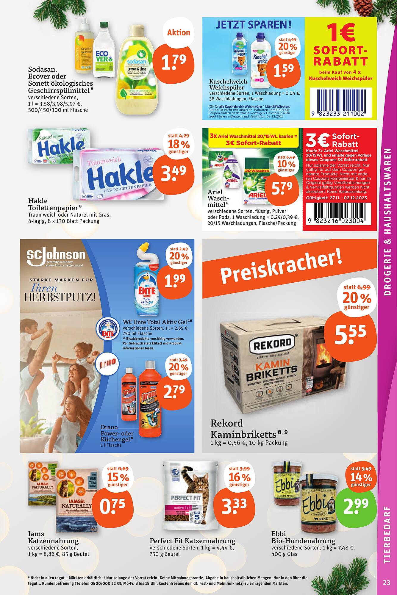 tegut Prospekt 27 Nov – 2 Dez 2023 Seite 25