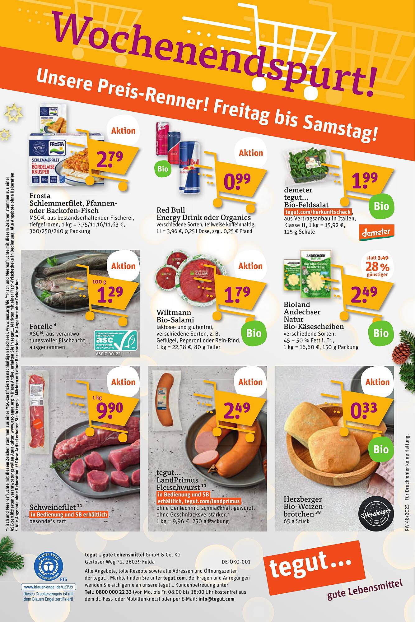 tegut Prospekt 27 Nov – 2 Dez 2023 Seite 26