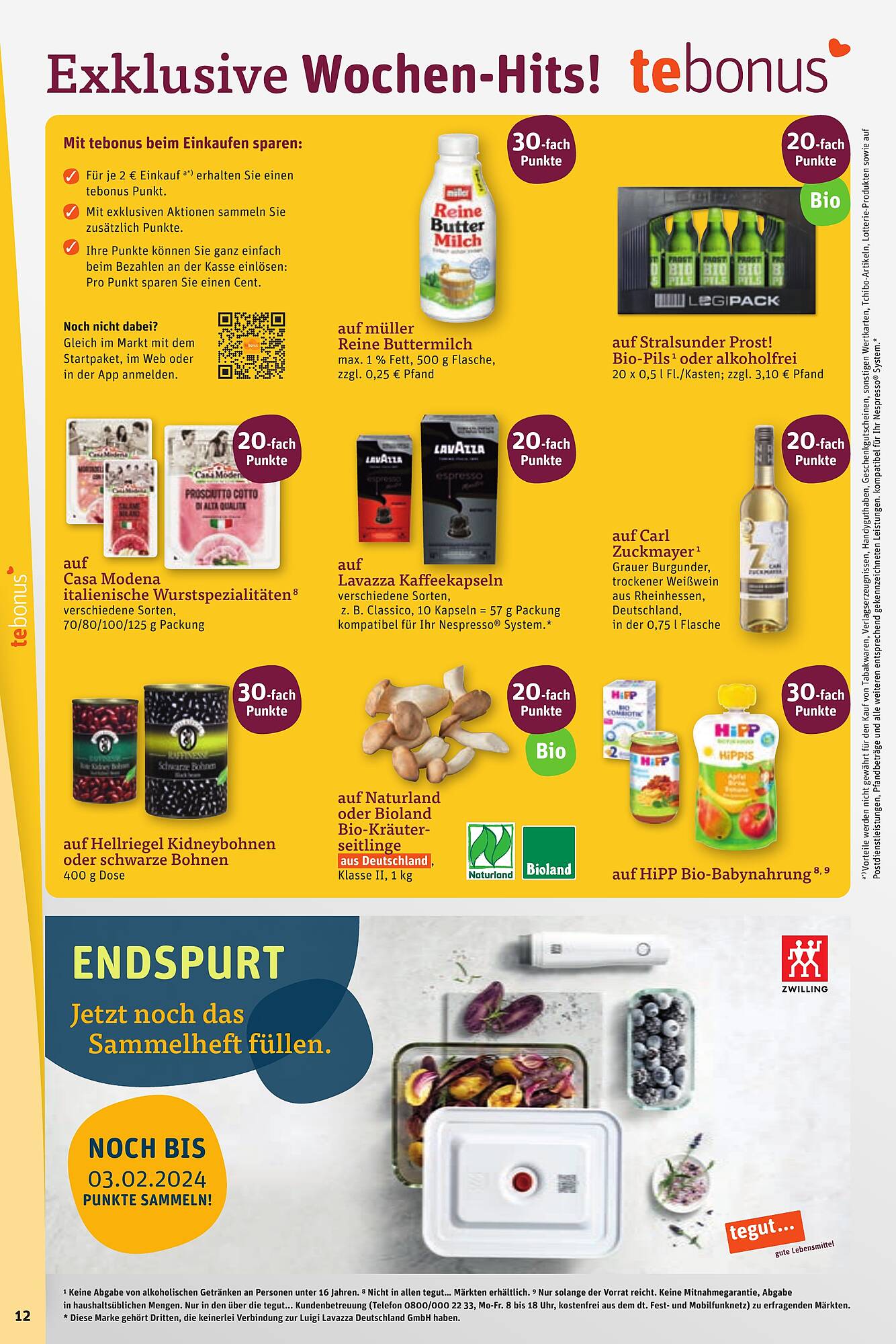 tegut Prospekt 29 Jan – 3 Feb 2024 Seite 14