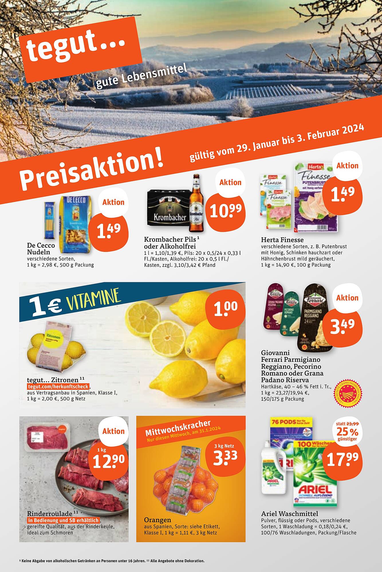 tegut Prospekt 29 Jan – 3 Feb 2024 Seite 3