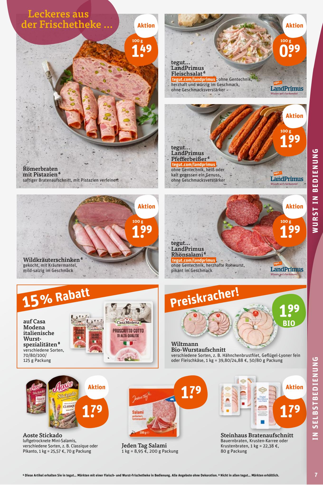 tegut Prospekt 31 Juli – 3 August 2023 Seite 9