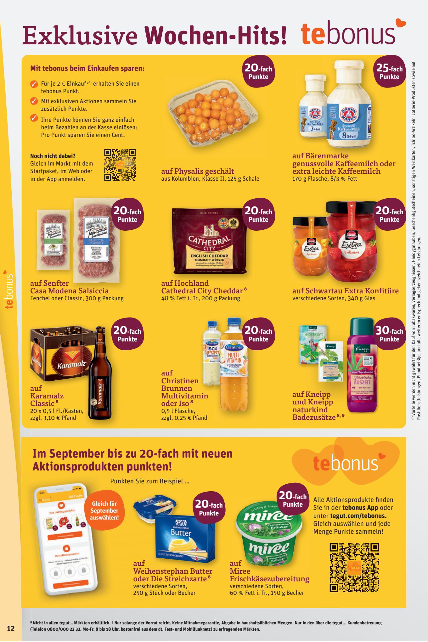 tegut Prospekt 4 – 7 September 2023 Seite 14