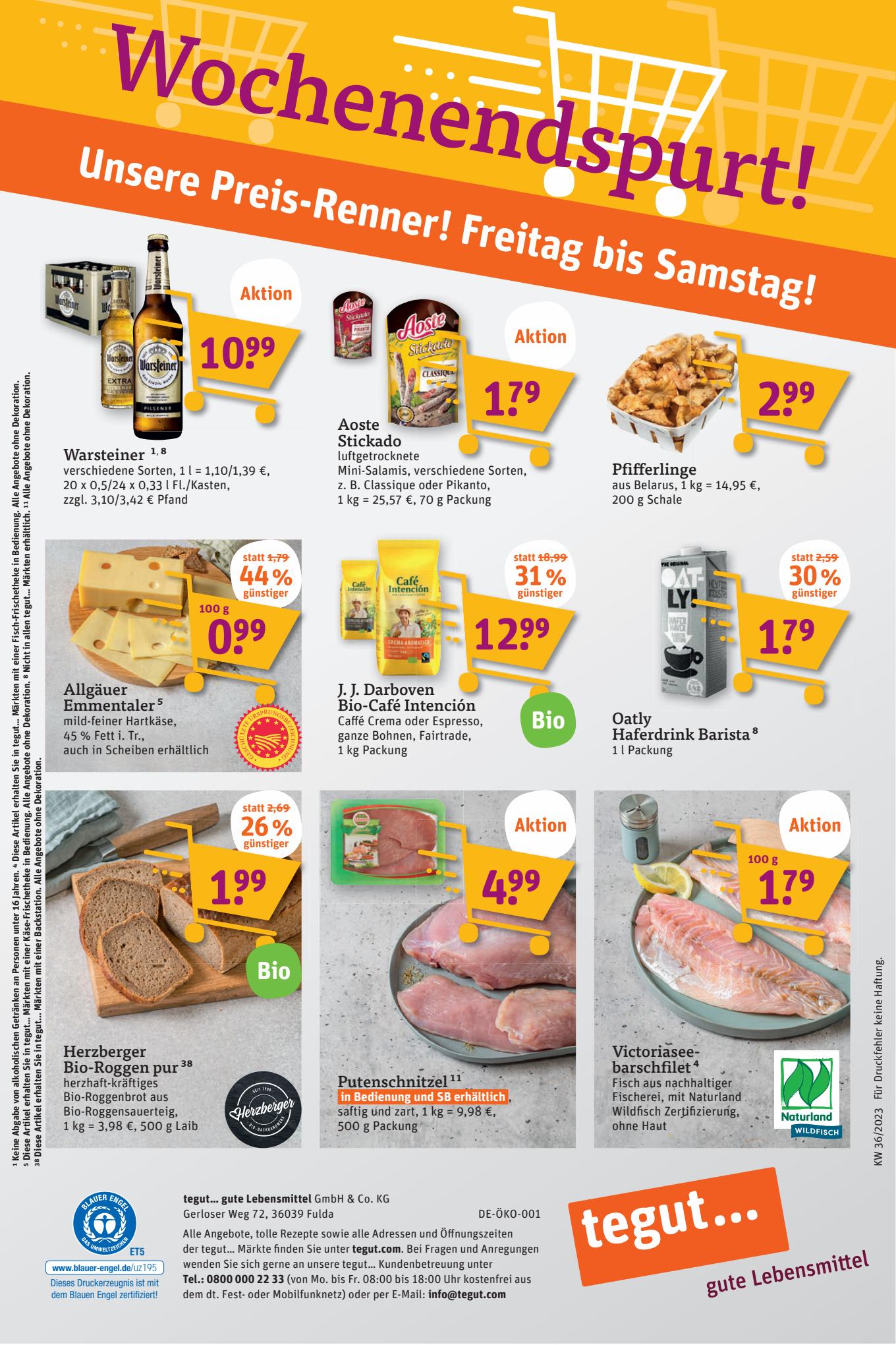 tegut Prospekt 4 – 7 September 2023 Seite 22