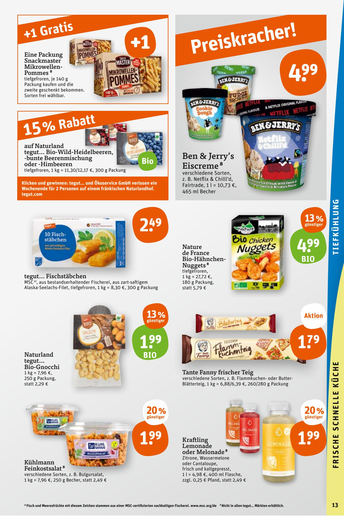 tegut Prospekt 7 – 10 August 2023 Seite 13