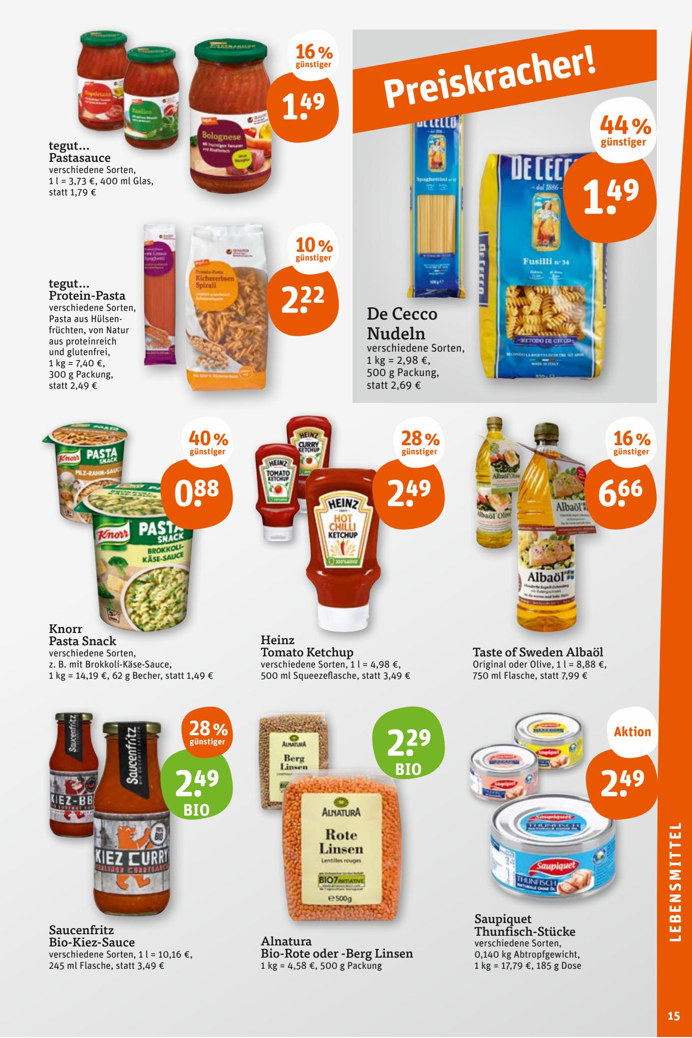 tegut Prospekt 7 – 10 August 2023 Seite 15