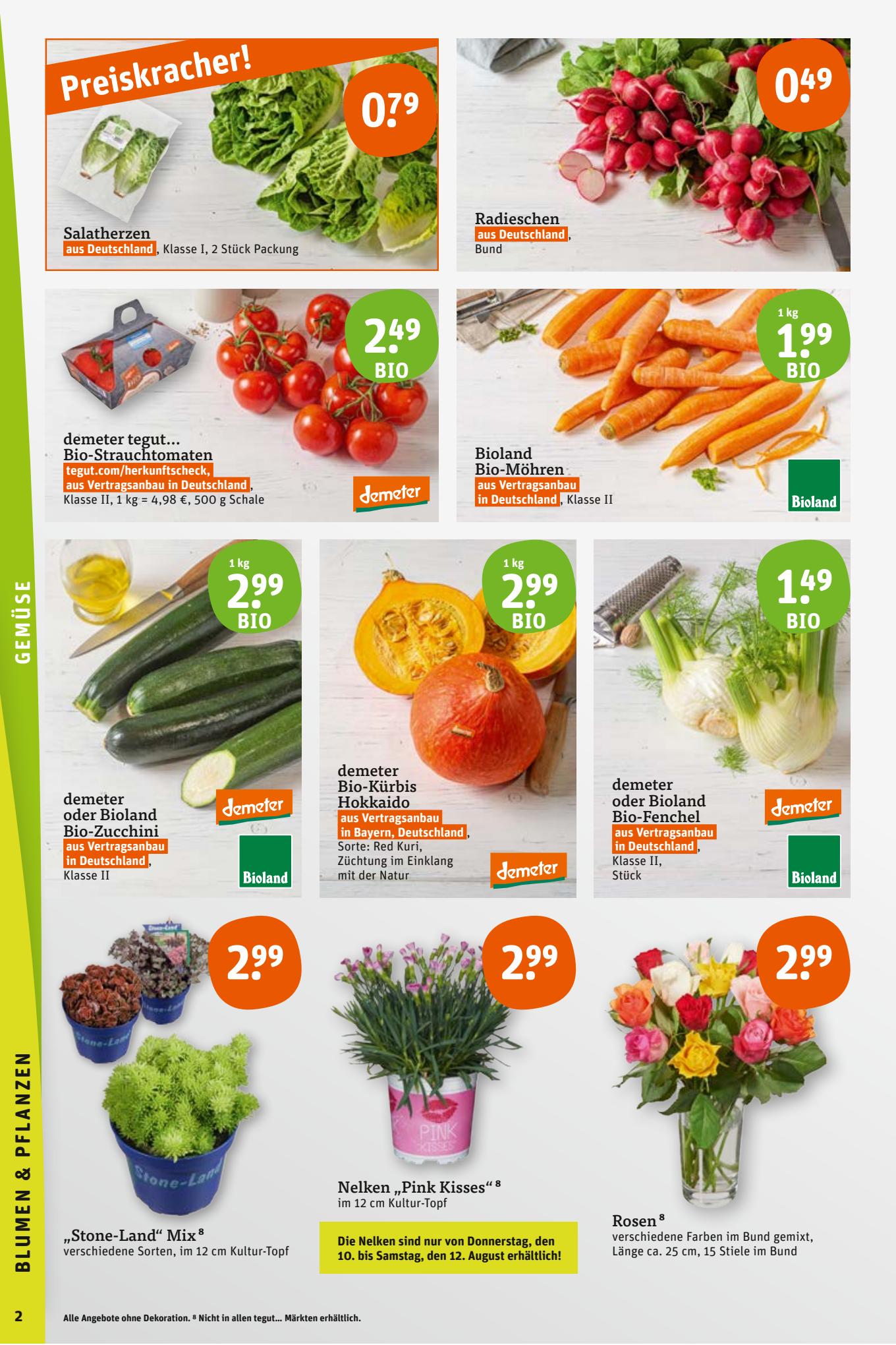 tegut Prospekt 7 – 10 August 2023 Seite 2