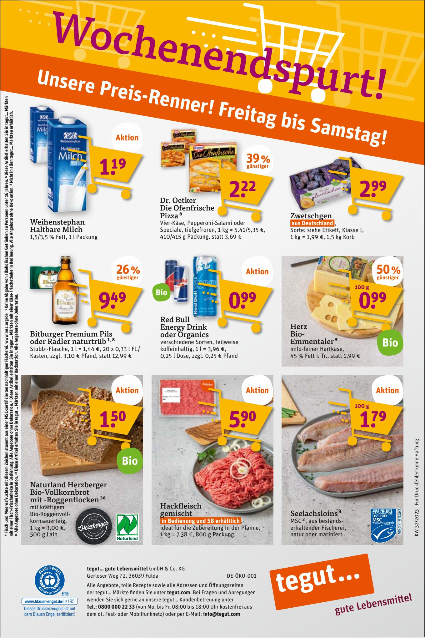 tegut Prospekt 7 – 10 August 2023 Seite 24