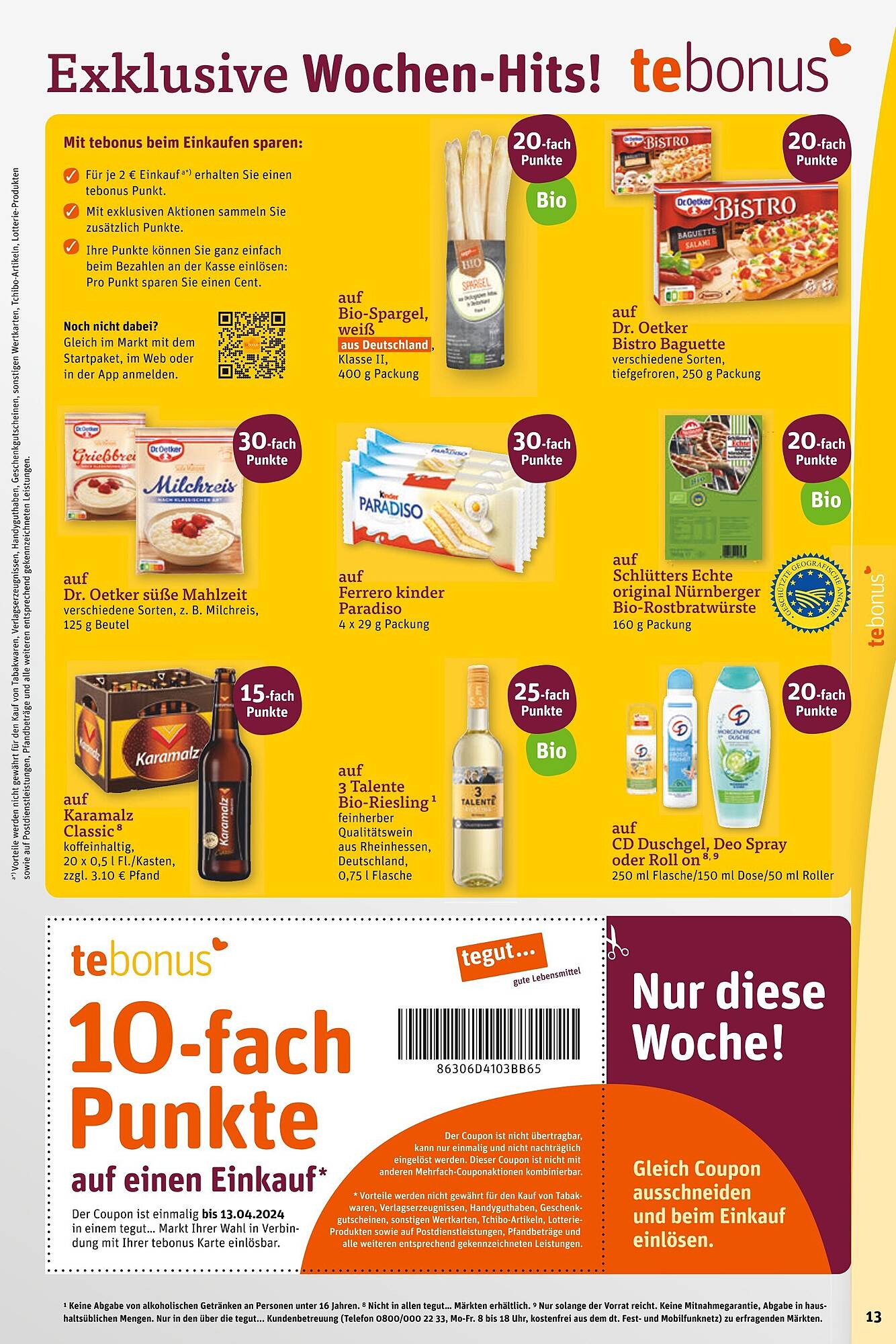 tegut Prospekt 8 – 13 April 2024 Seite 15