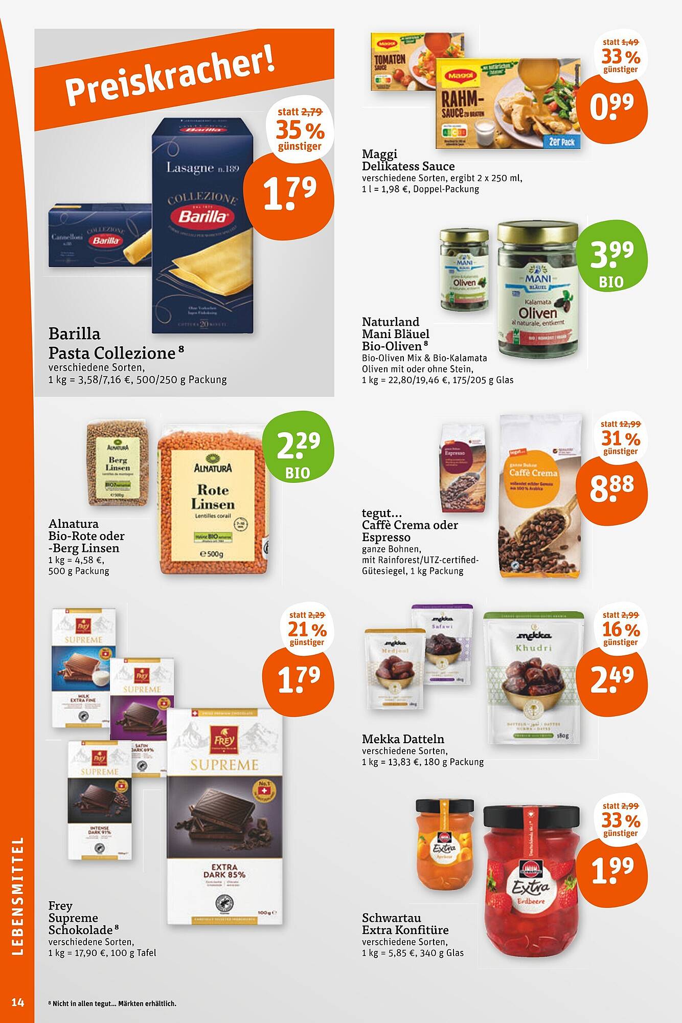 tegut Prospekt 8 – 13 April 2024 Seite 16