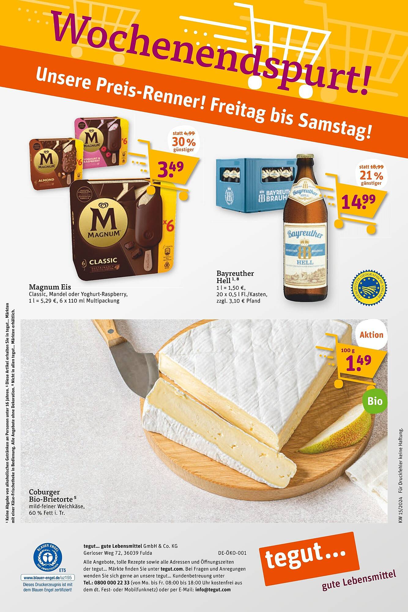 tegut Prospekt 8 – 13 April 2024 Seite 24