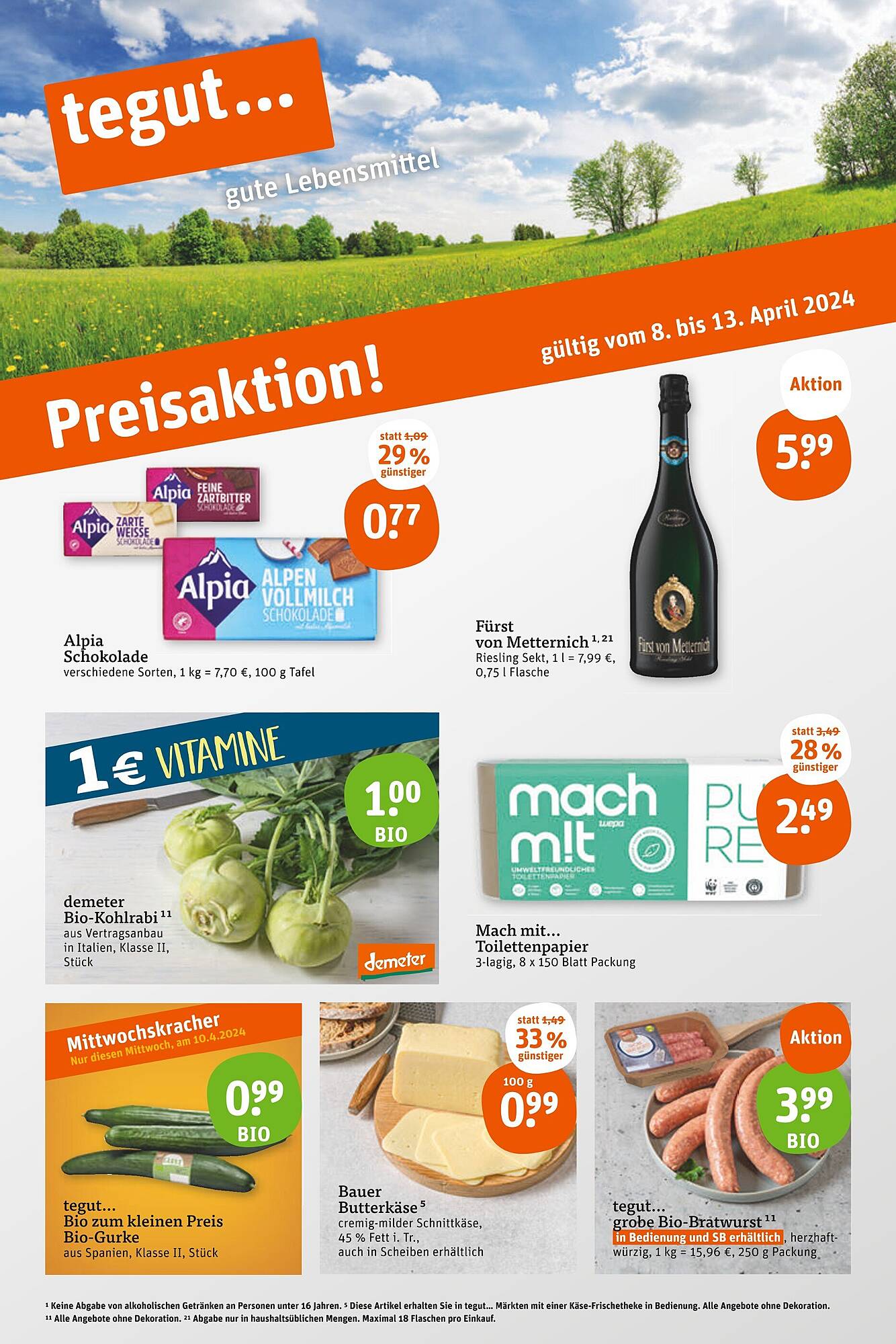 tegut Prospekt 8 – 13 April 2024 Seite 3