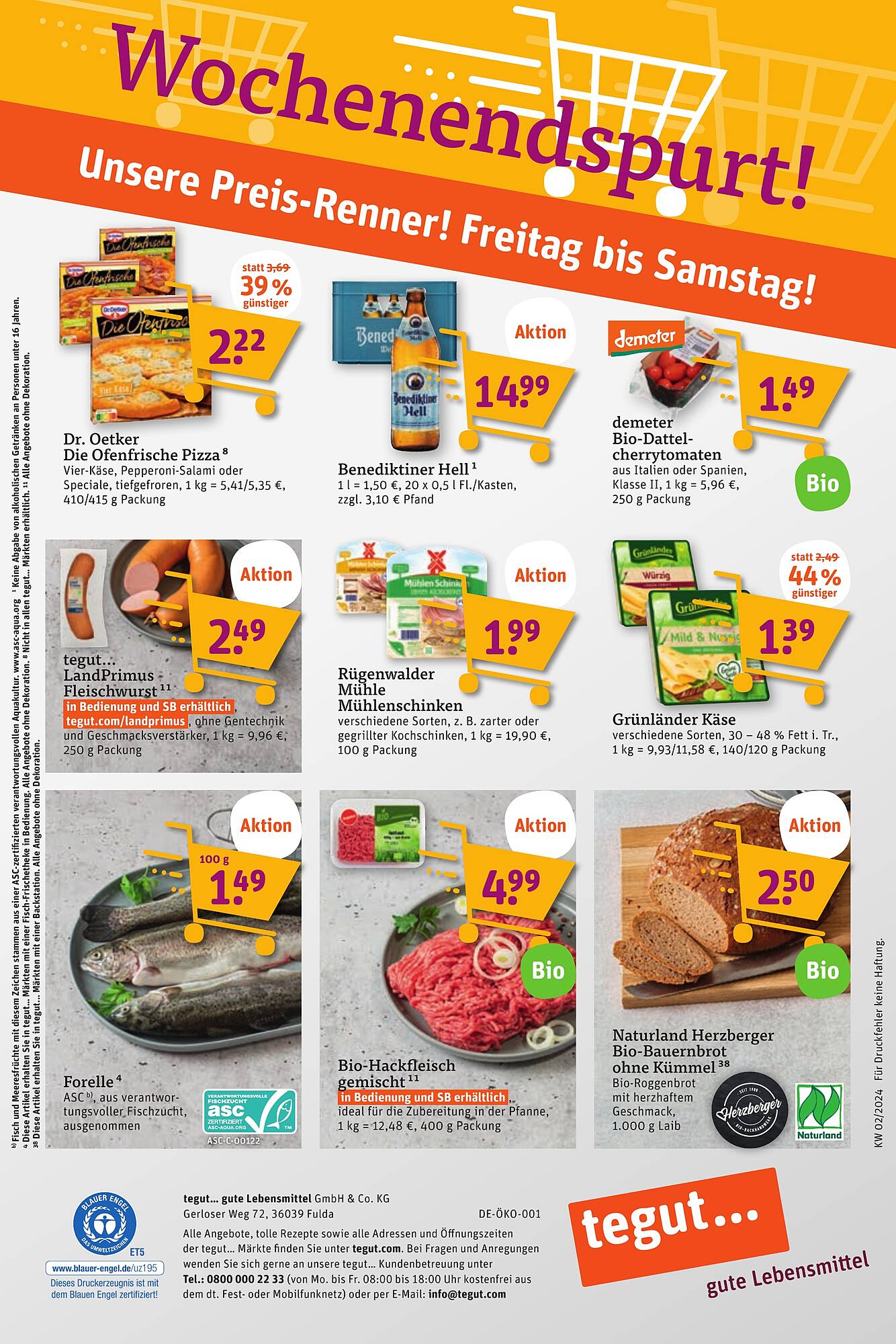 tegut Prospekt 8 – 13 Januar 2024 Seite 22