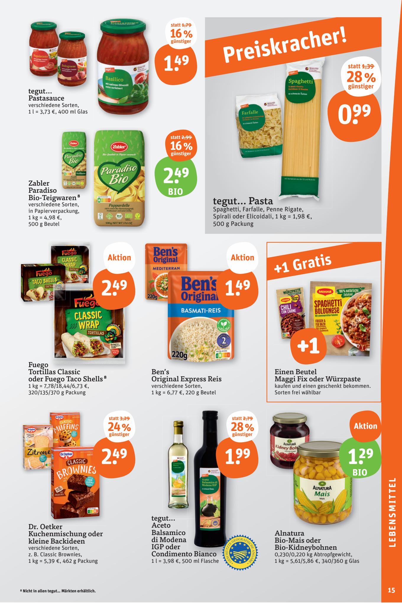 tegut Prospekt 9 – 14 October 2023 Seite 15