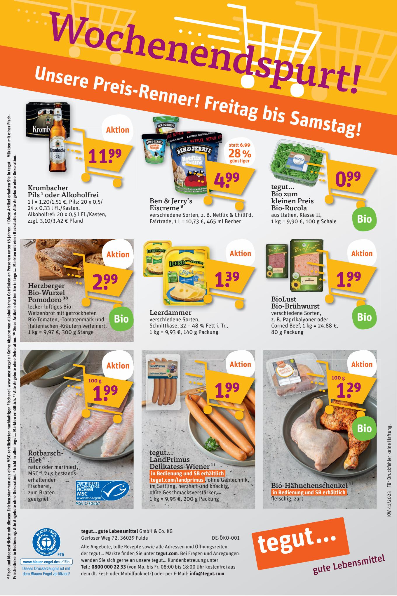 tegut Prospekt 9 – 14 October 2023 Seite 20