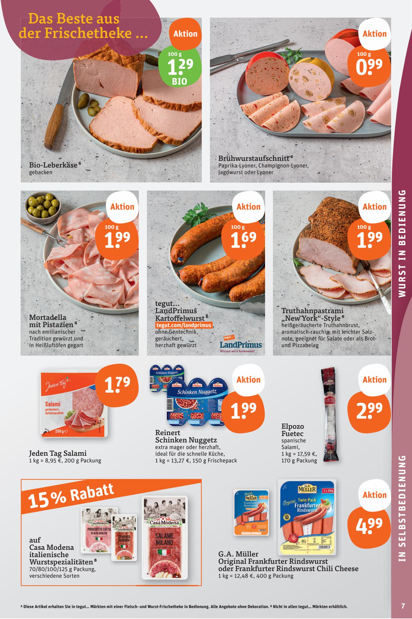 tegut Prospekt 9 – 14 October 2023 Seite 7